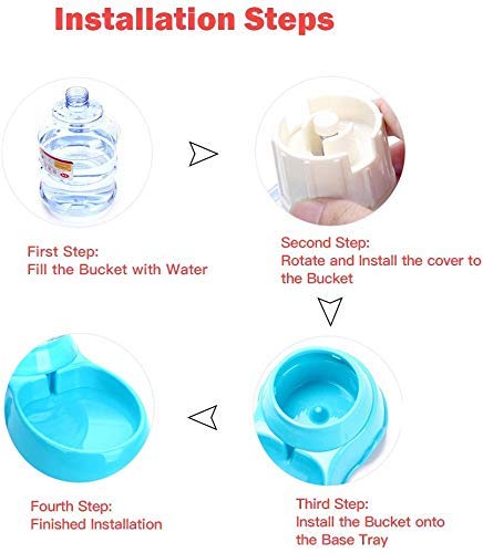 Automatic Pet Water Food Dispenser 3.5L-Multicolor