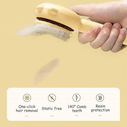Pet hair brush for grooming- Cats & Dogs, idle for short or long haired