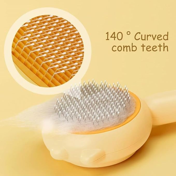 Pet hair brush for grooming- Cats & Dogs, idle for short or long haired