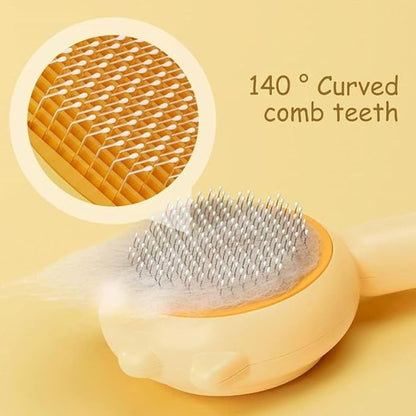 Pet hair brush for grooming- Cats & Dogs, idle for short or long haired
