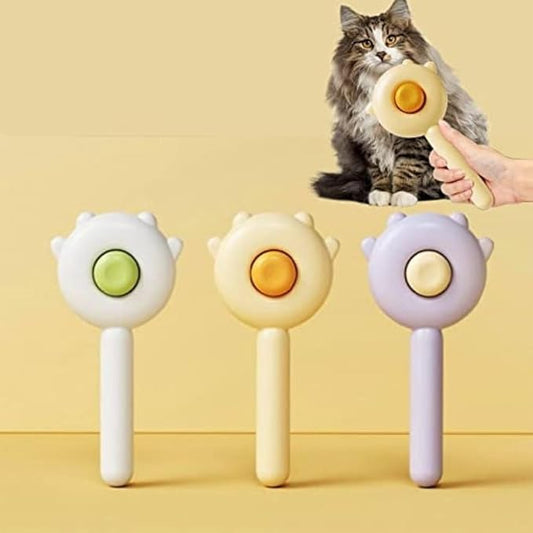 Pet hair brush for grooming- Cats & Dogs, idle for short or long haired