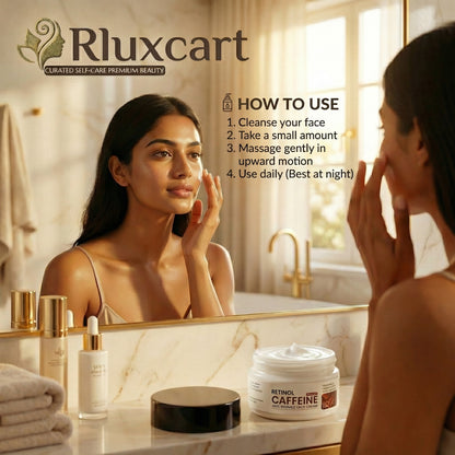 Retinol Caffeine Anti-Wrinkle Face Cream - All in One Cream